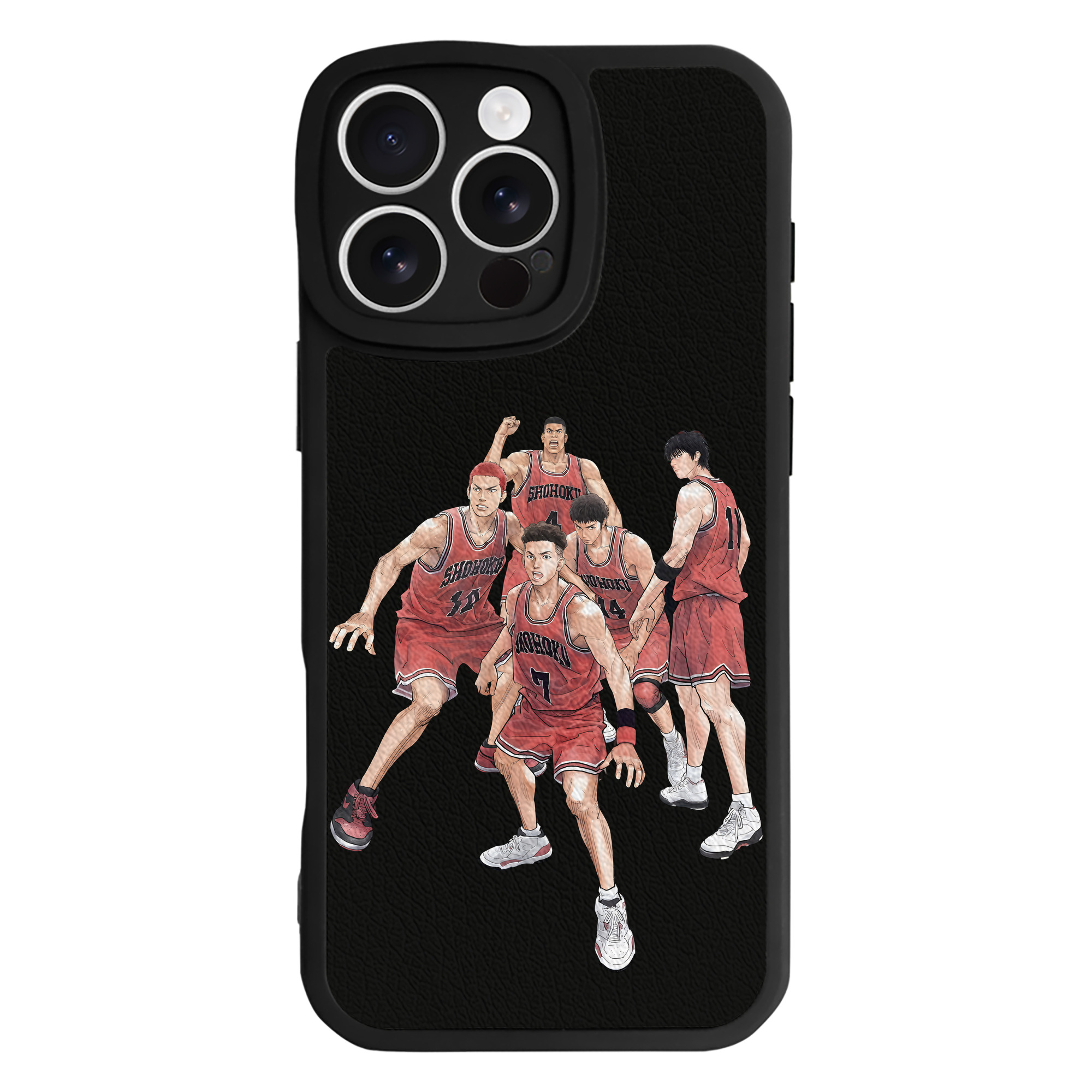 （画像用） SLAM DUNK／スラムダンク 【iPhone 16シリーズ対応】シリコンスマホケース（レザー調） 材質：シリコン
